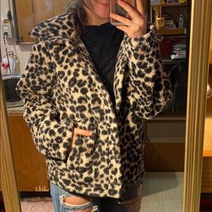 CHEETAH TEDDY BEAR JACKET